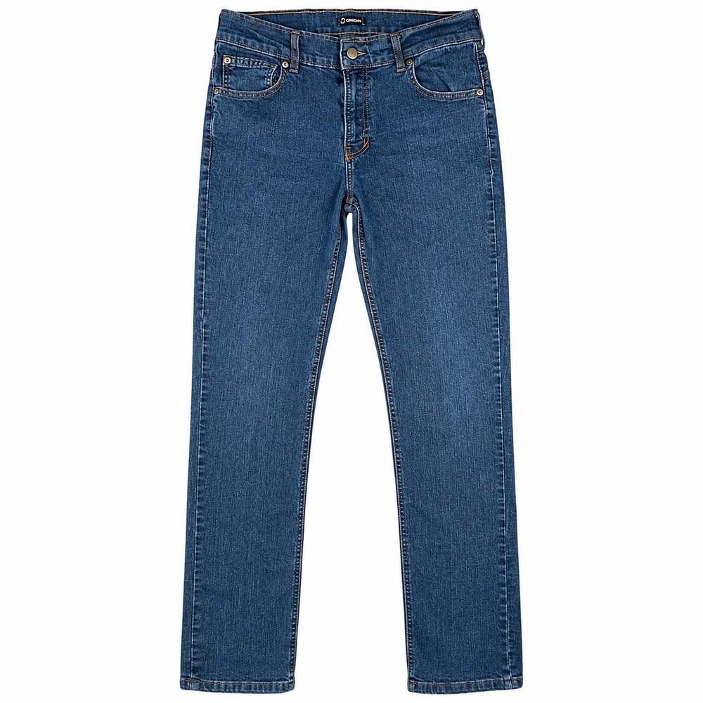 Origin Delta 68 Relaxed Jeans Men's 32x34 Blue Stretch Denim Made USA Workwear